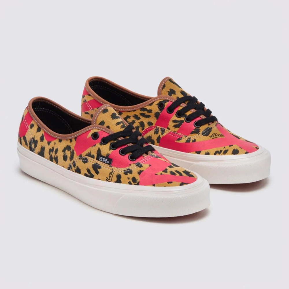 Tênis Vans Authentic 44 DX x Alva Skates Leopard Brownpink