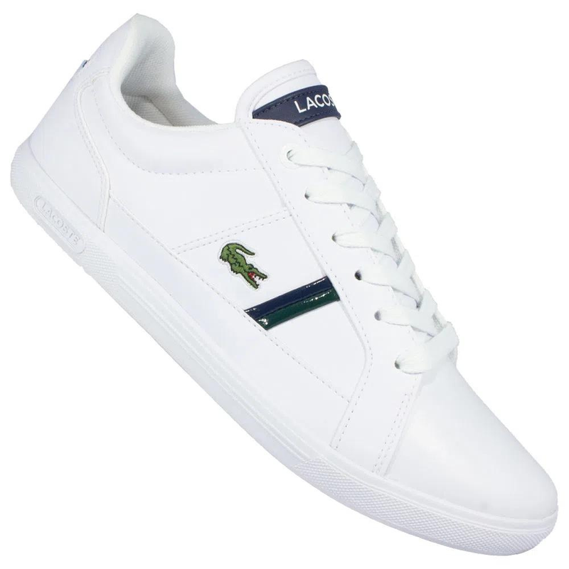 Tênis Casual Tenis Lacoste Europa Branco Sapatênis Lacoste Europa