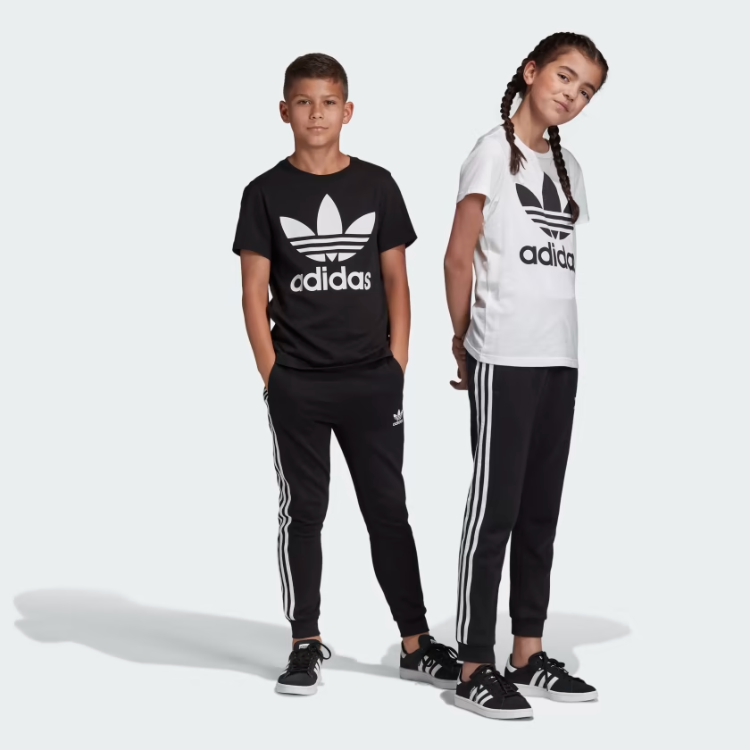 calca 3 stripes unissex preto dv2872 hm1