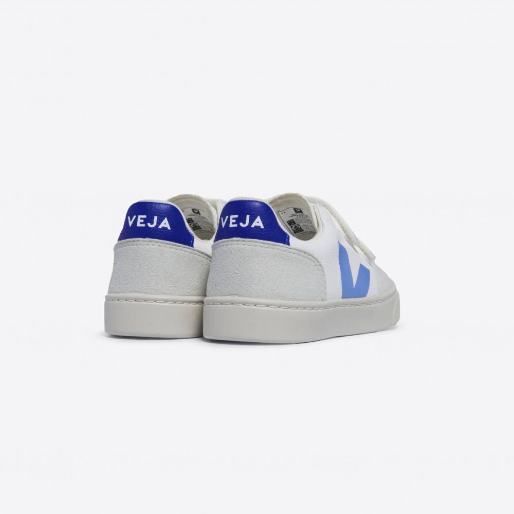 teni veja v 12 chromefree leather white aqua paros 2