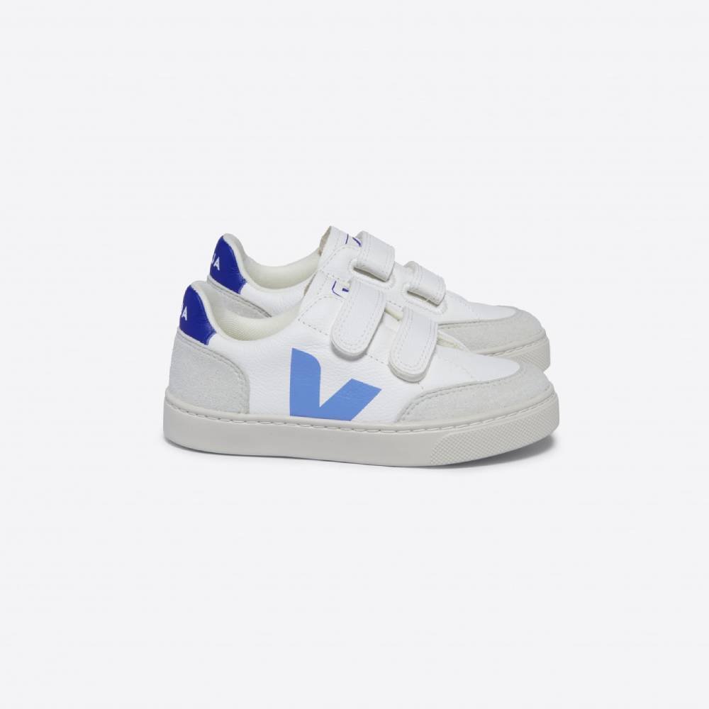 teni veja v 12 chromefree leather white aqua paros 3