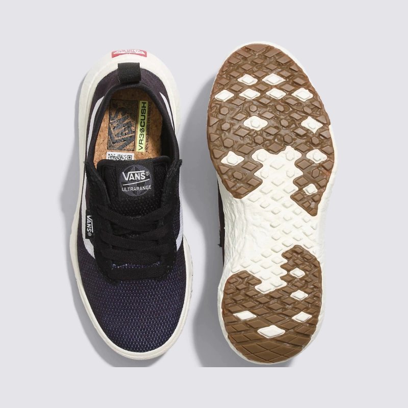 tenis vans infantil ultrarange vr3 black marshmallow 1