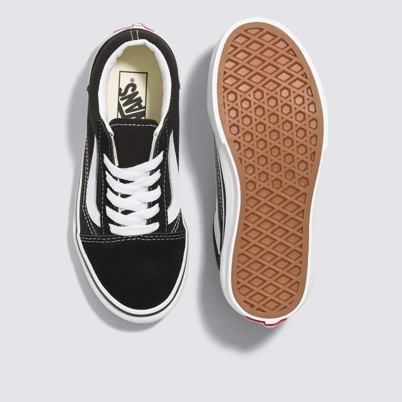 tenis old skool infantil black true white 2