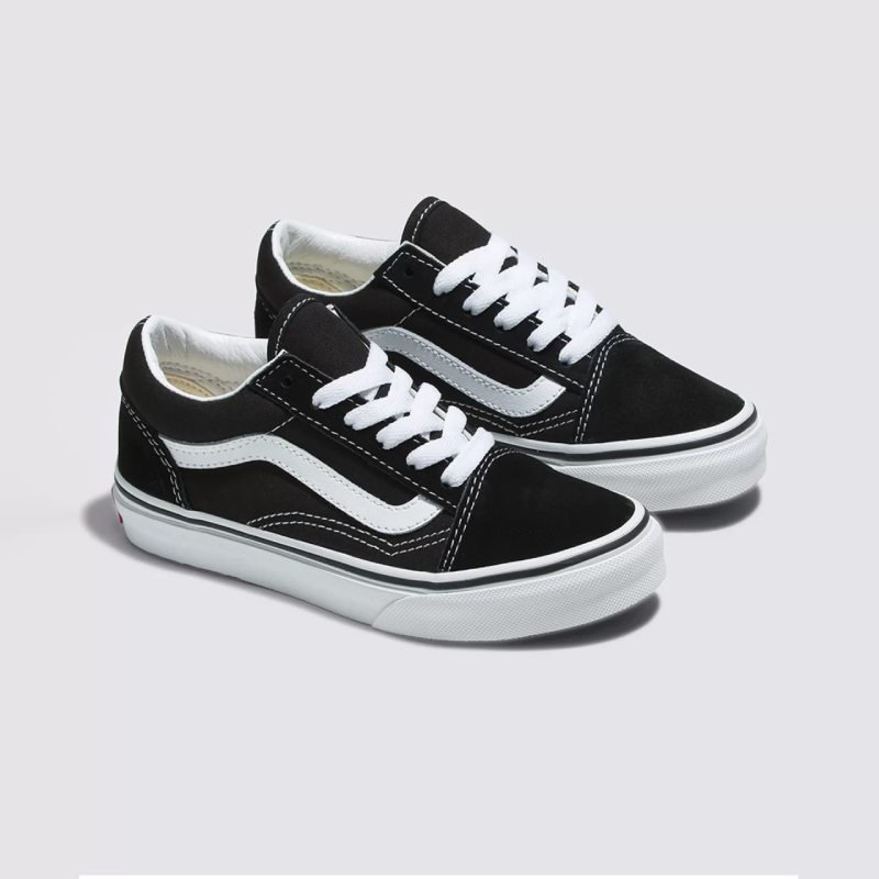 tenis old skool infantil black true white 1
