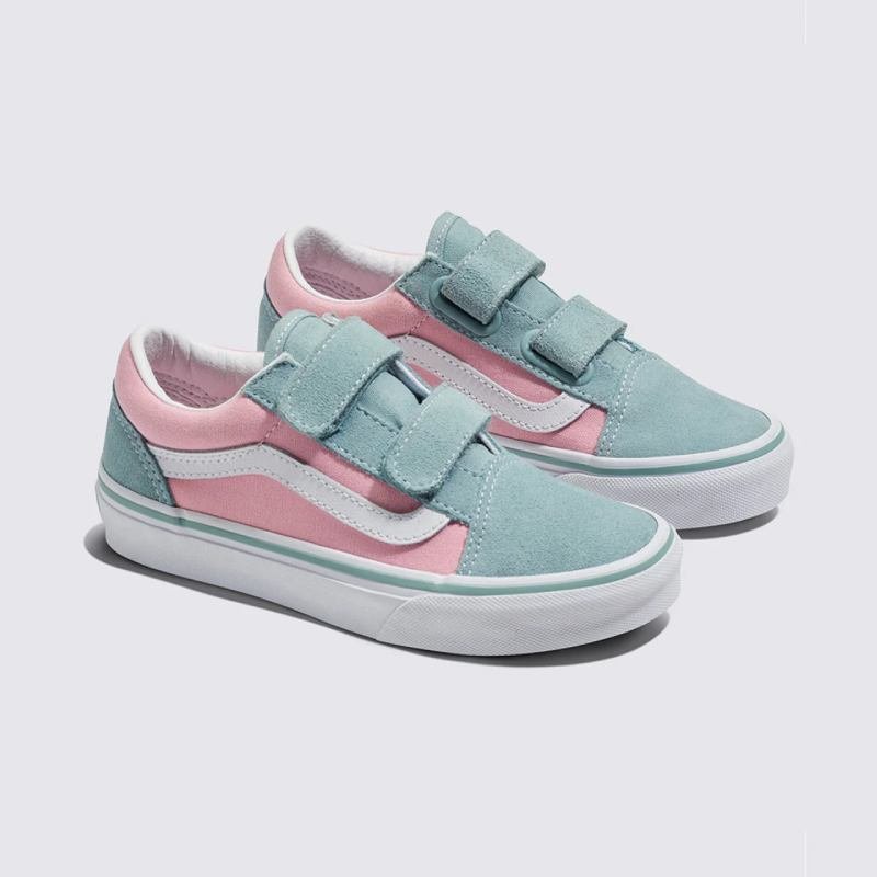 Old Skool Tenis Vans Rosa Verde A1 Logics Tenis Vans Com
