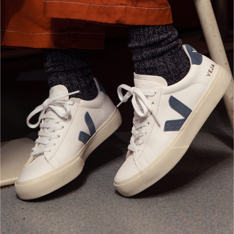 tenis veja campo leather white california 1