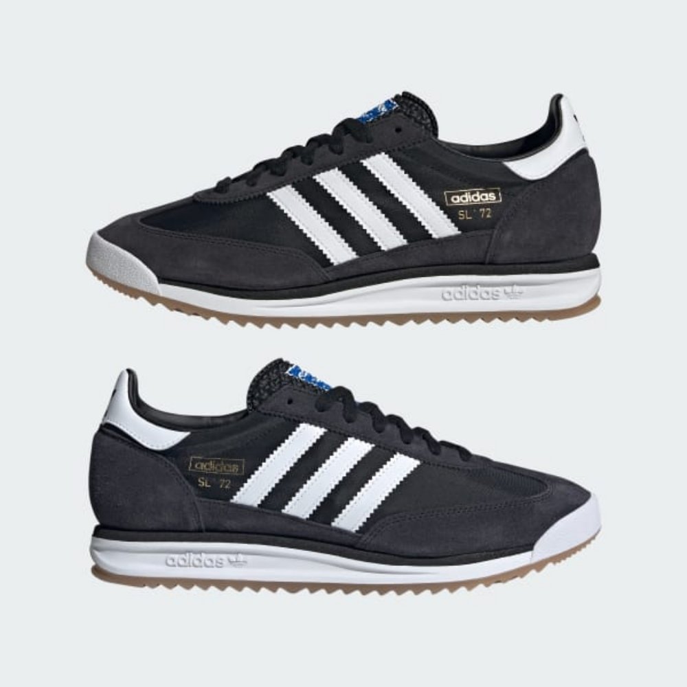 tenis adidas sl 72 rs preto detalhe lateral