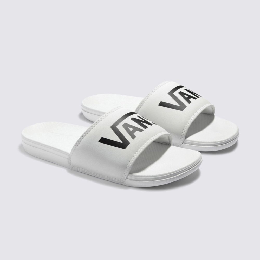 Chinelo Vans Slide-On La Costa Marshmallow - vista lateral