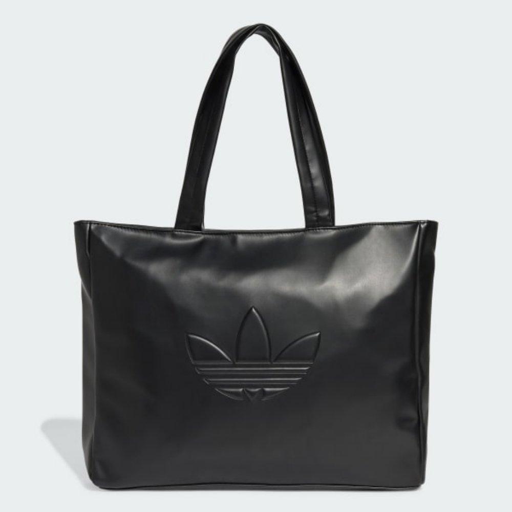 【完売品】 Shopper Outline Trefoil Bolsa Shopper Poliuretano Outline Trefoil Preta | adidas Originals