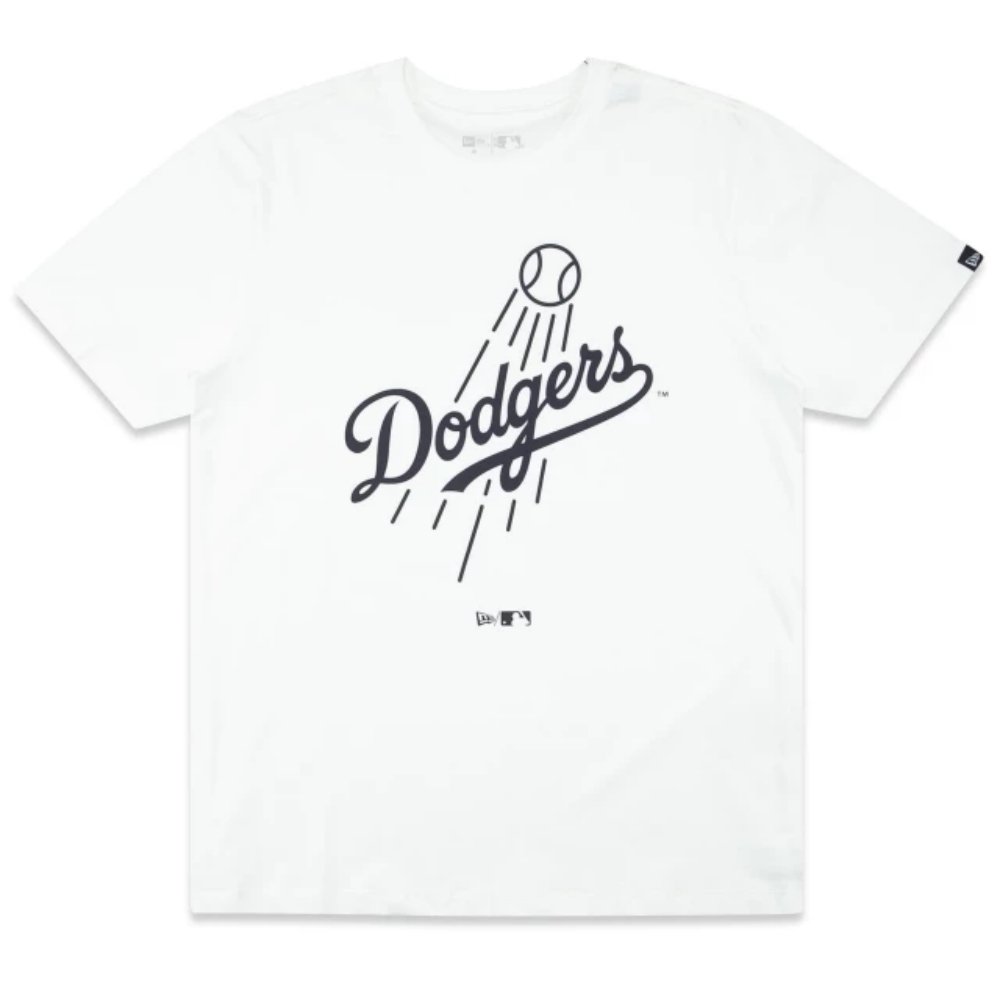 Camiseta Regular MLB Los Angeles Dodgers Sunset Off White | New Era
