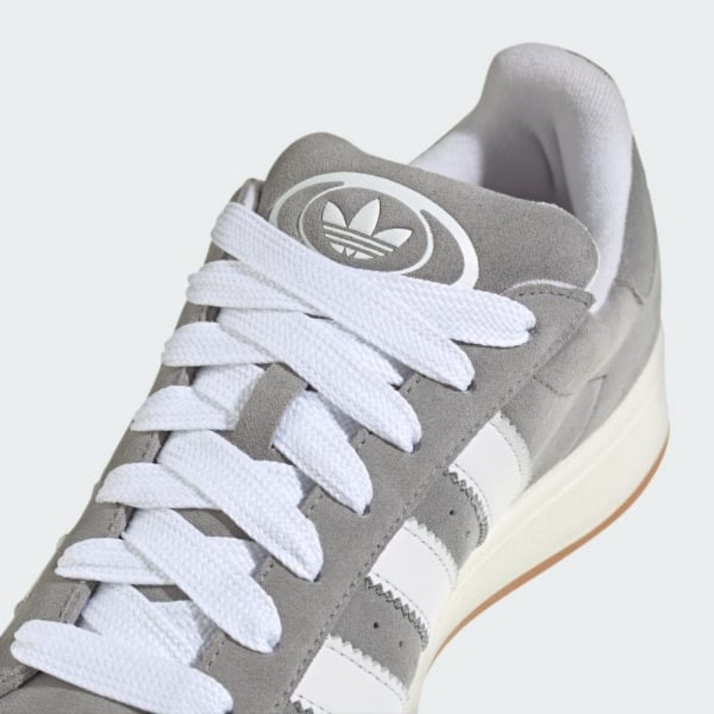 Tênis Adidas Campus 00s Cinza – Estilo Y2K com Silhueta Chunky e