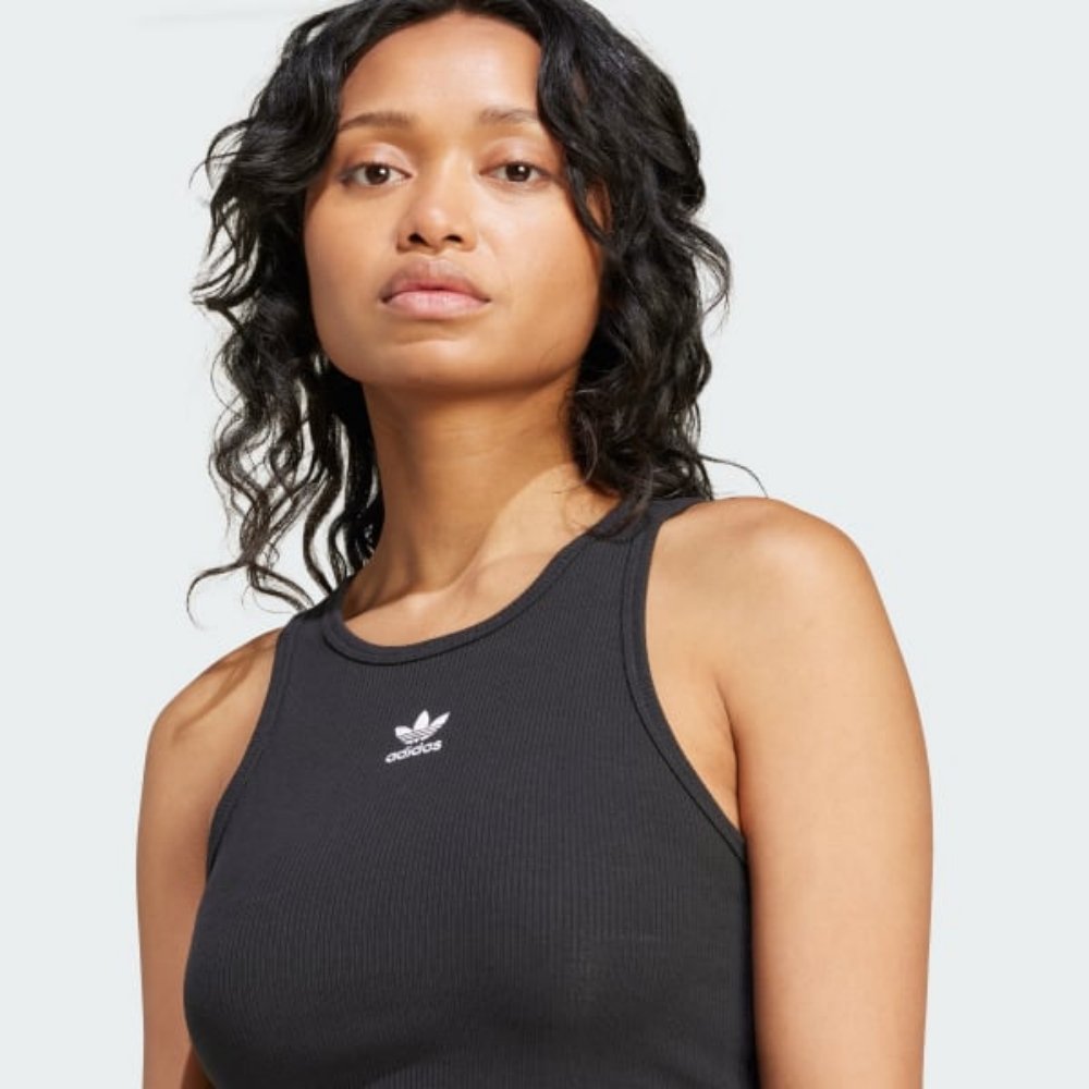 regata adidas canelada preta 1