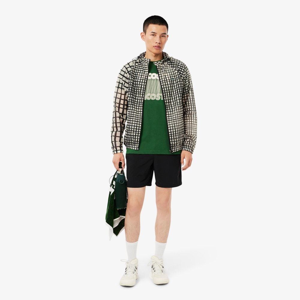 camiseta lacoste ultra dry estampa esportiva verde 2