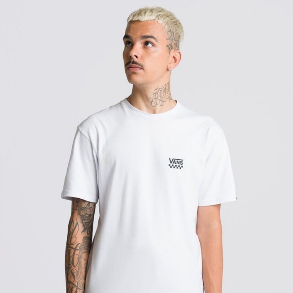 camiseta vans left chest logo ii ss branca 03