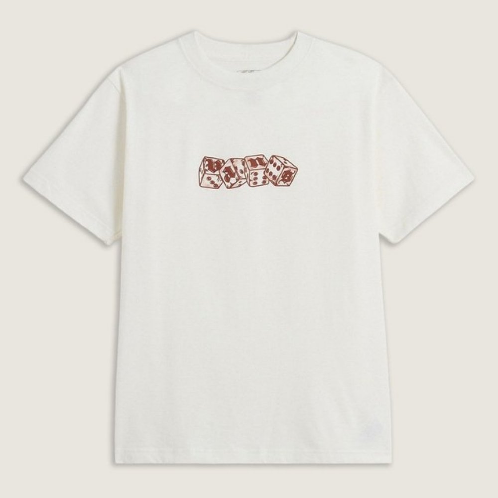 camiseta vans no dice ss marshmallow v47031029000013