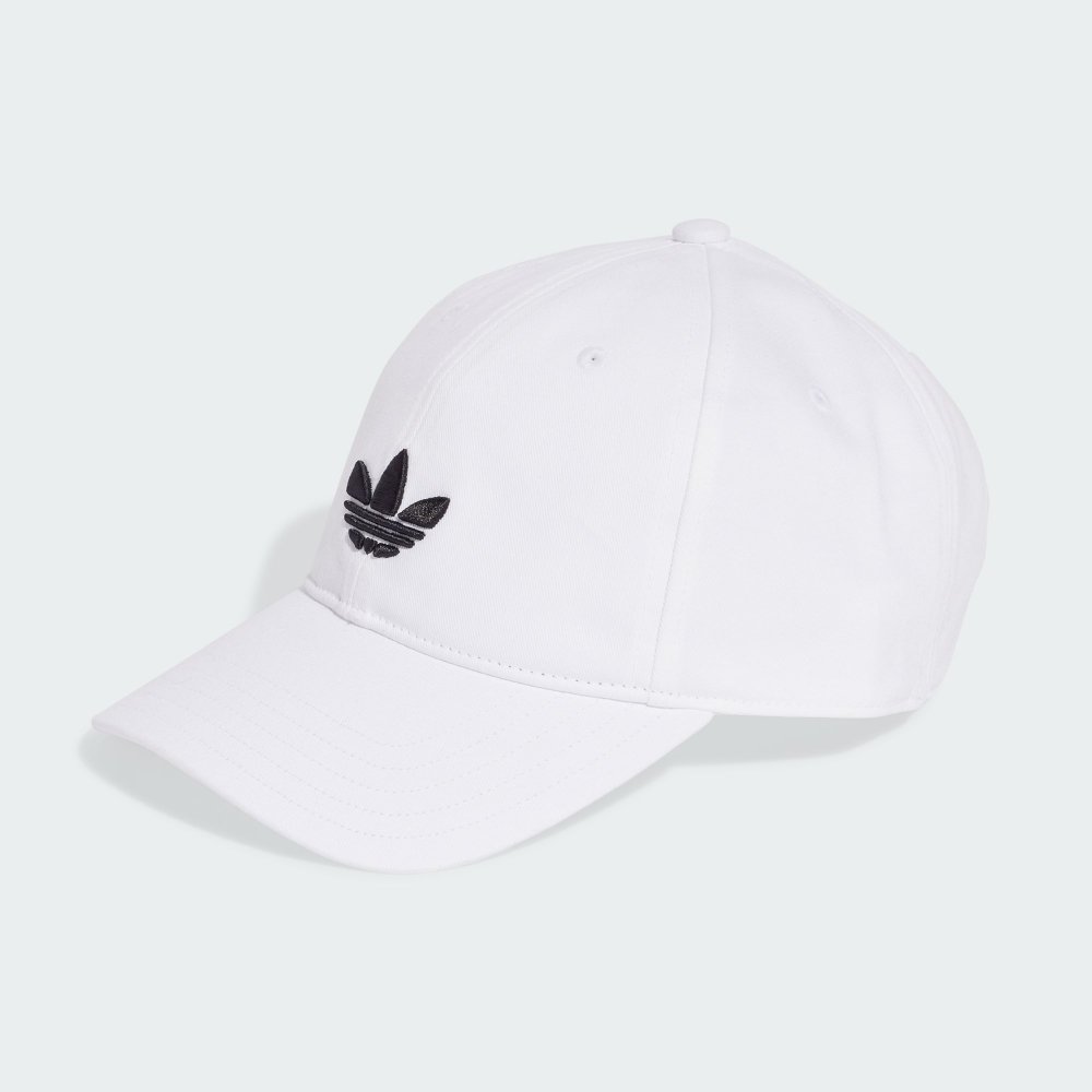 bone adidas adicolor classic trefoil branco 1