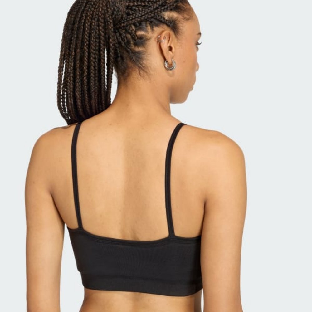 top adidas bralette tres listras preto 3