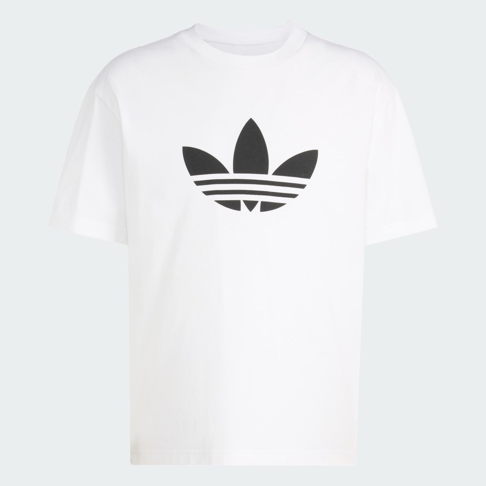 camiseta adidas adicolor trefoil branca 1