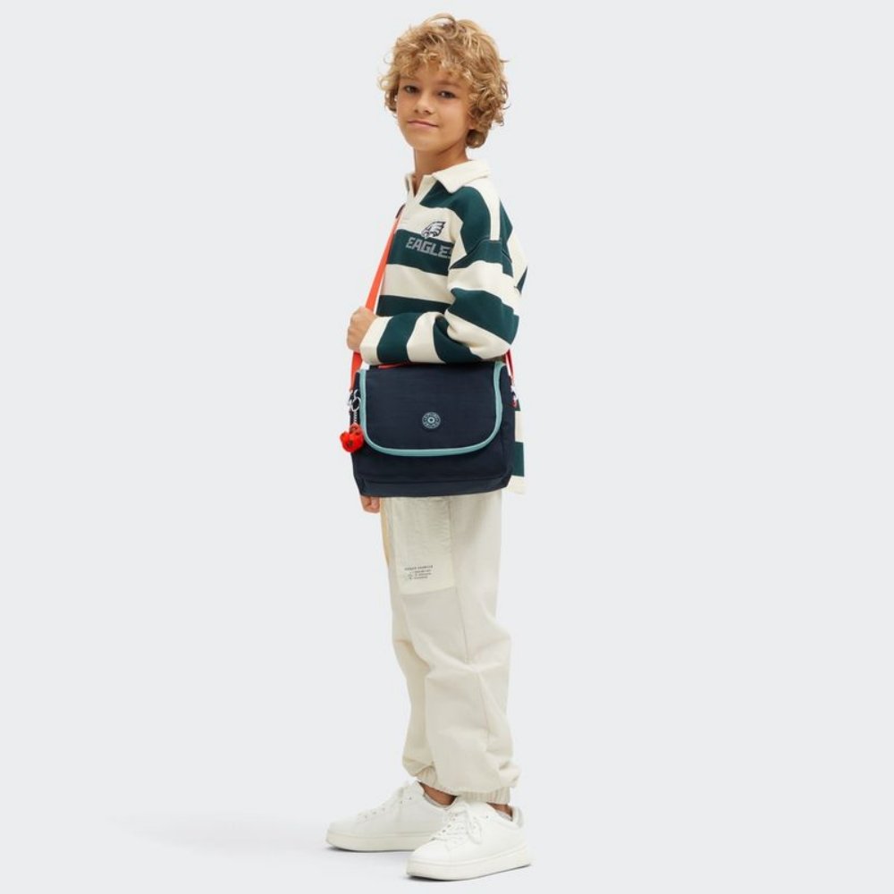 lancheira kipling new kichirou azul 2