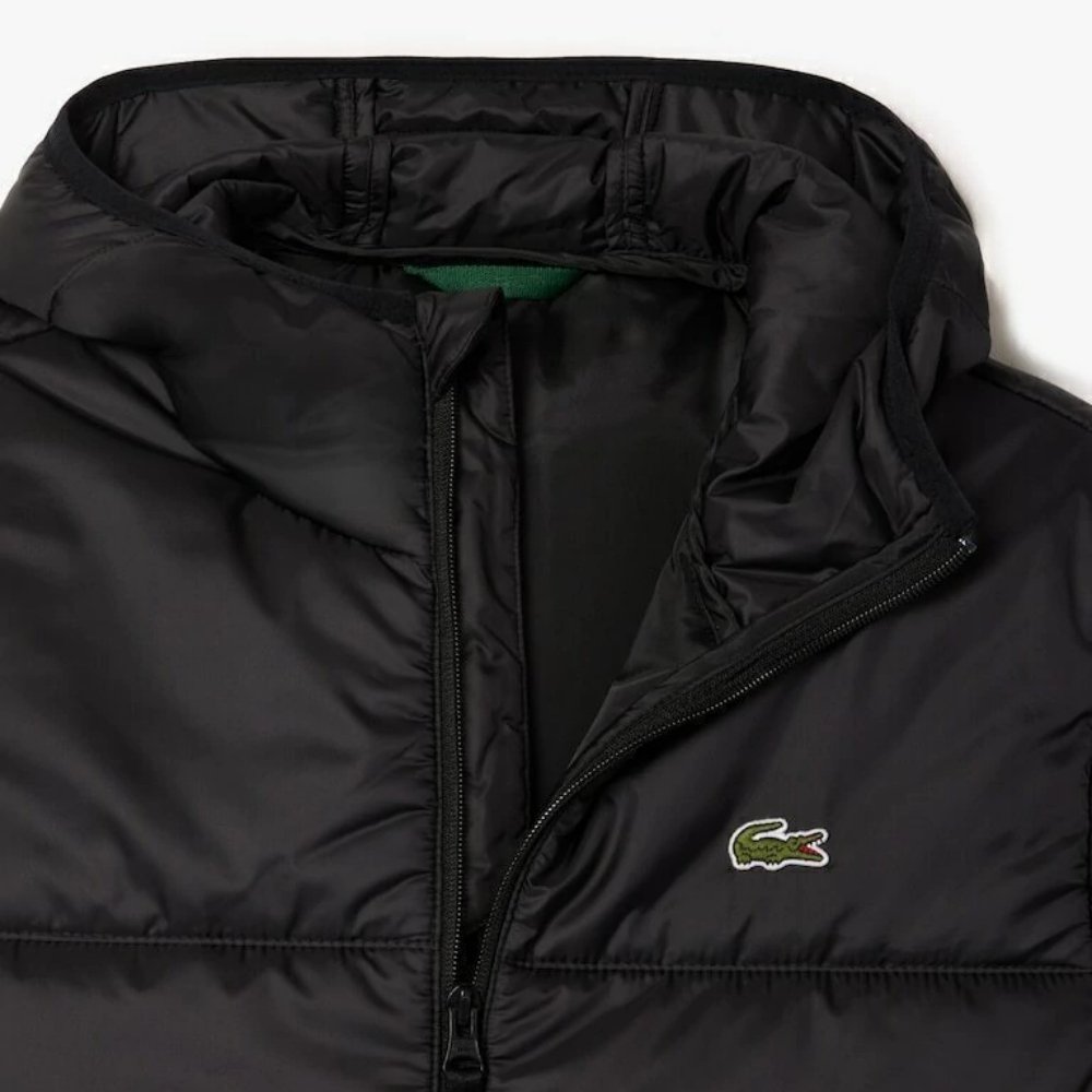 jaqueta lacoste puffer preta 1