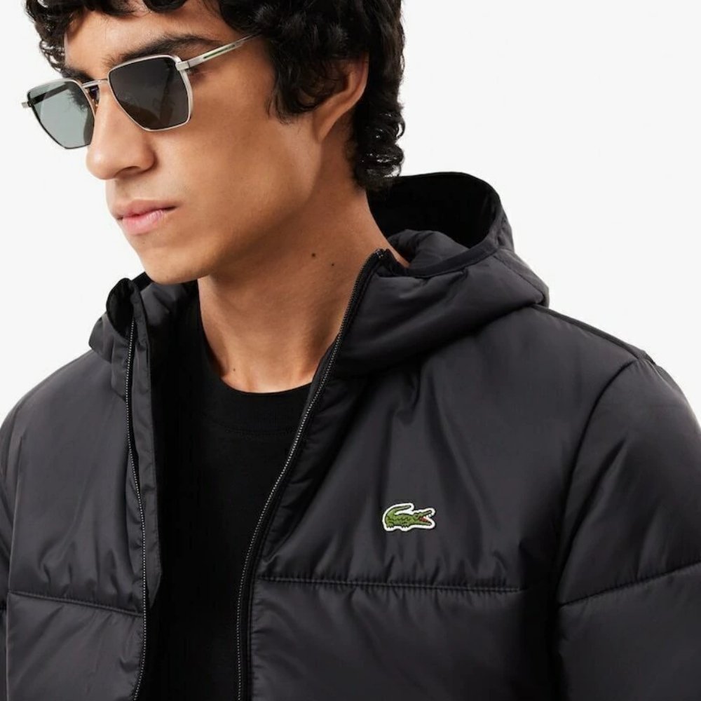 jaqueta lacoste puffer preta 2