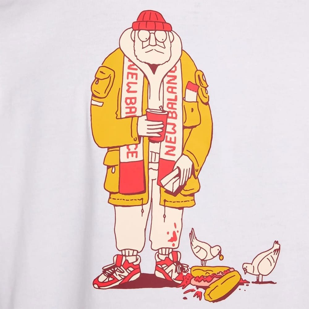 camiseta new balance spectator off white 2