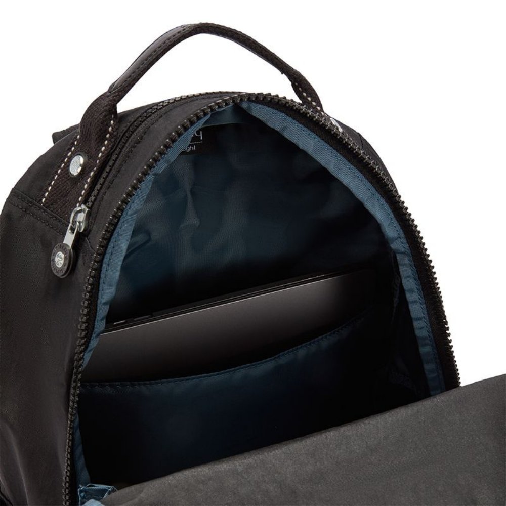 mochila kipling seoul preta 2