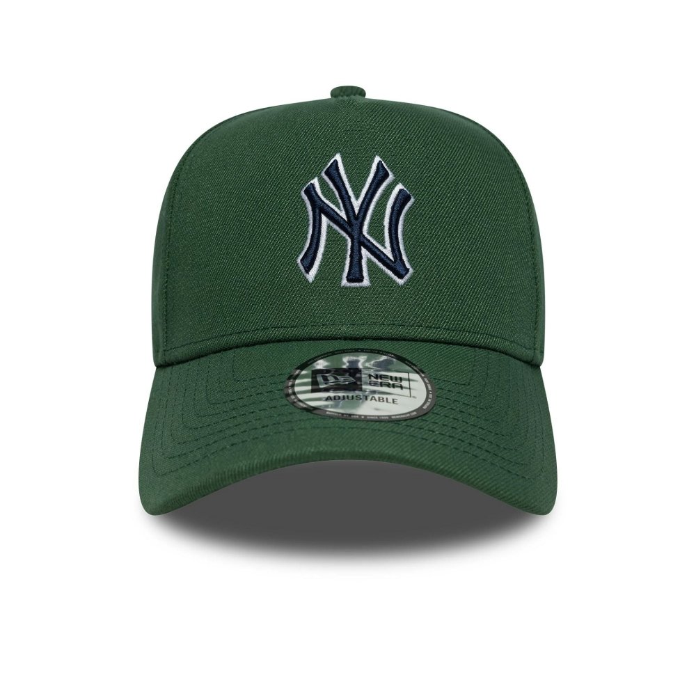 bone new era yankees outline script 9forty e-frame verde 3