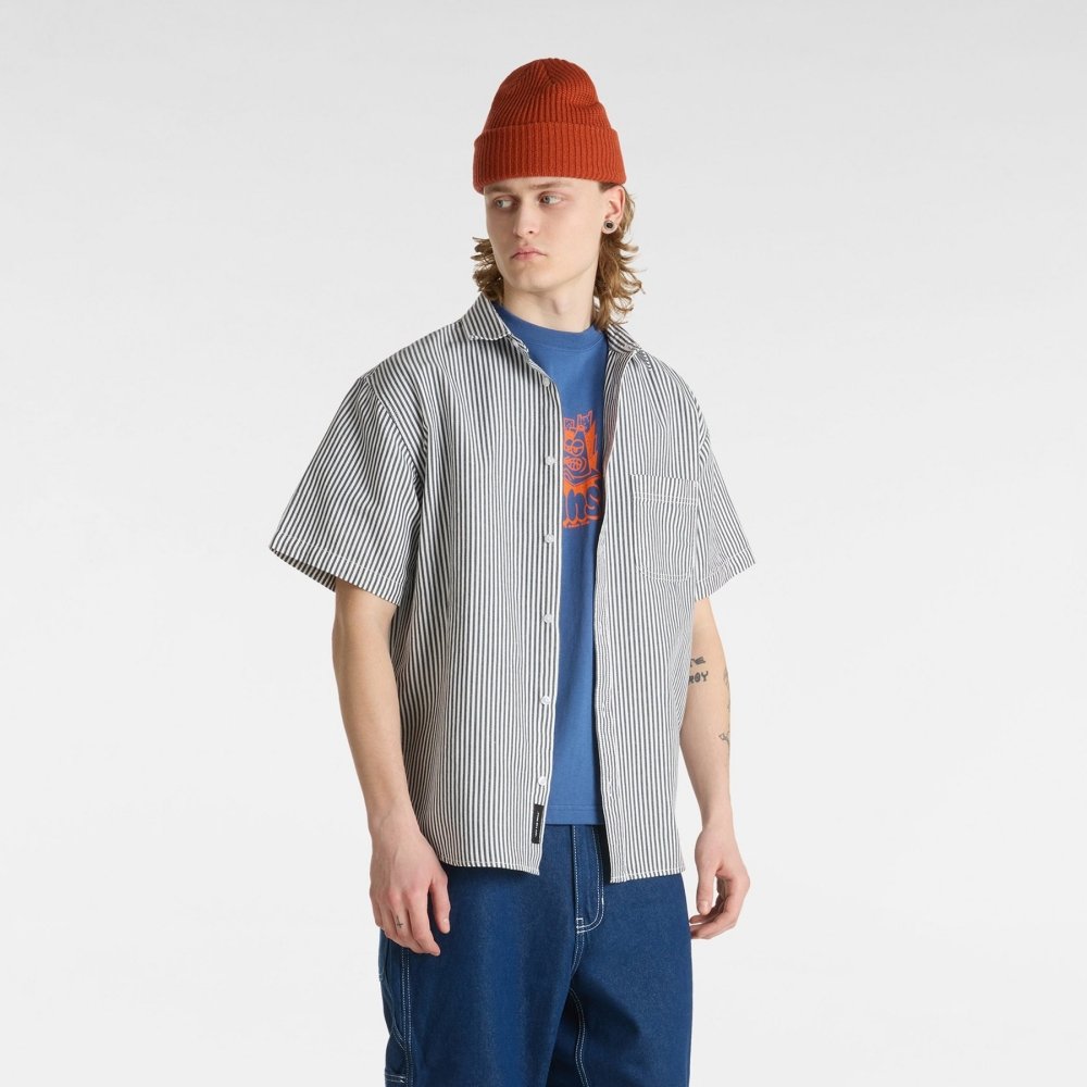 camiseta vans ss traffic cone azul 2