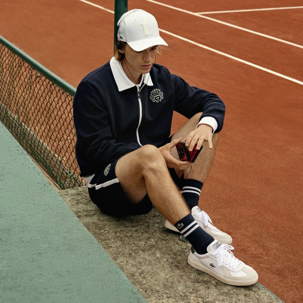 tenis lacoste couro baseshot pro branco 1