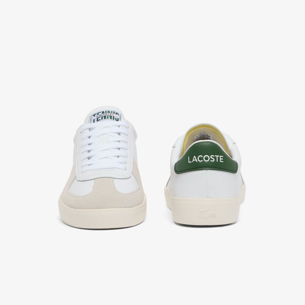 tenis lacoste couro baseshot pro branco 3