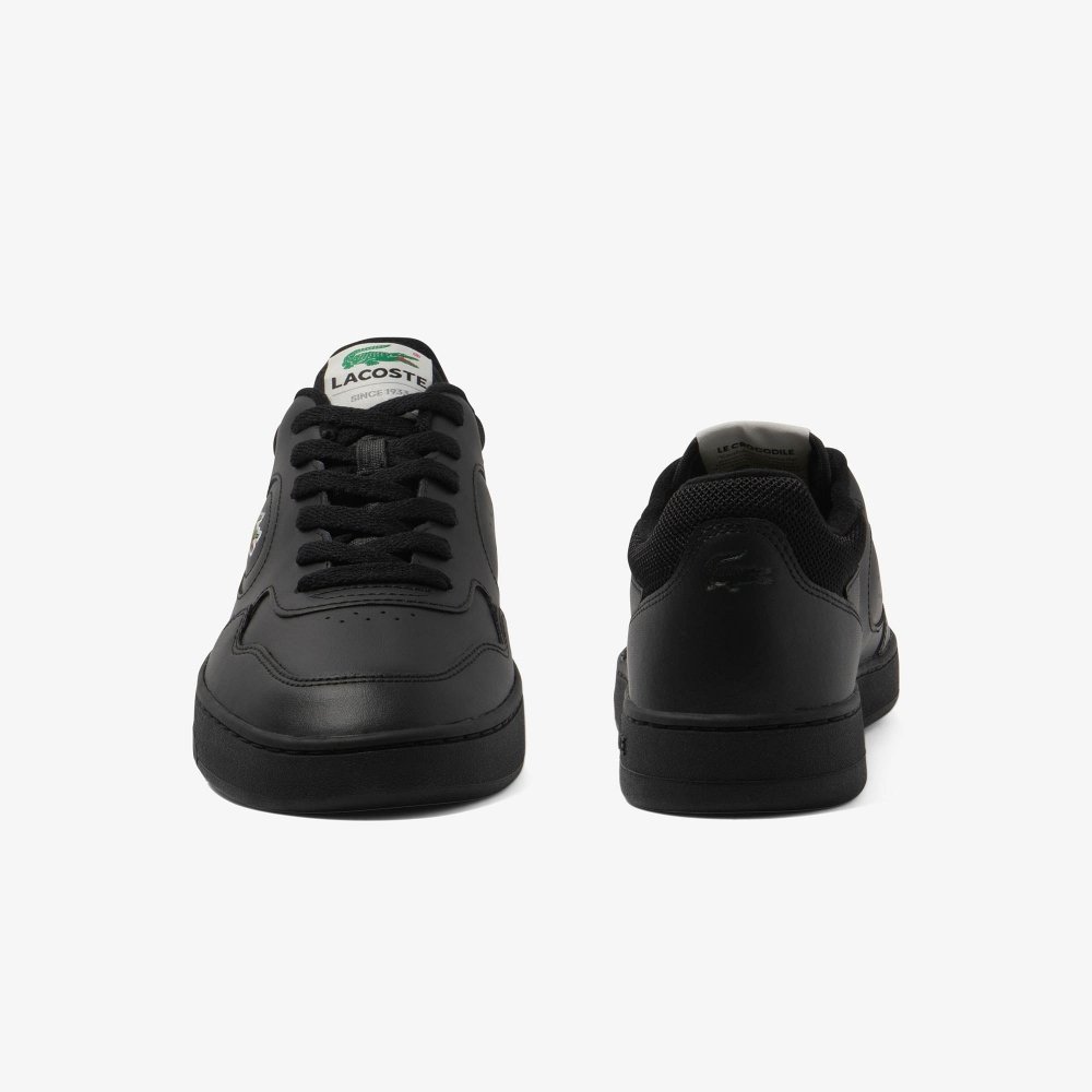 tenis lacoste lineset couro preto 2