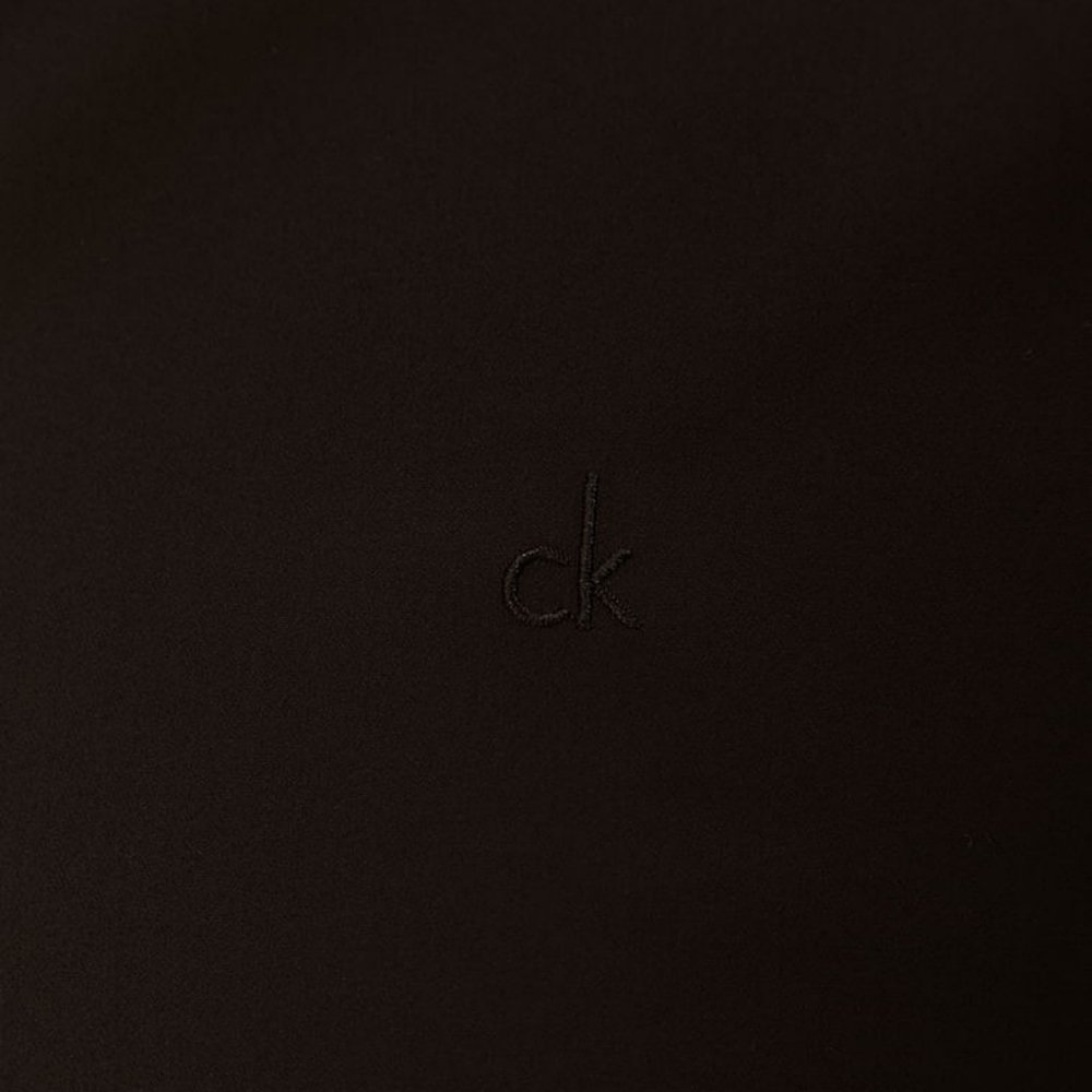 camisa calvin klein manga longa slim basica preta 2