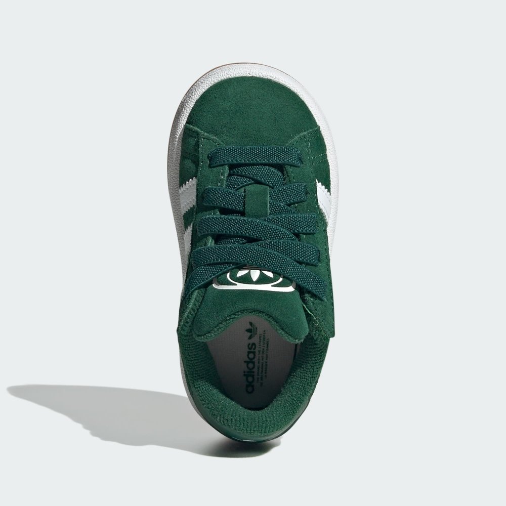 tenis adidas campus 00s comfort cadarco elastico verde 3