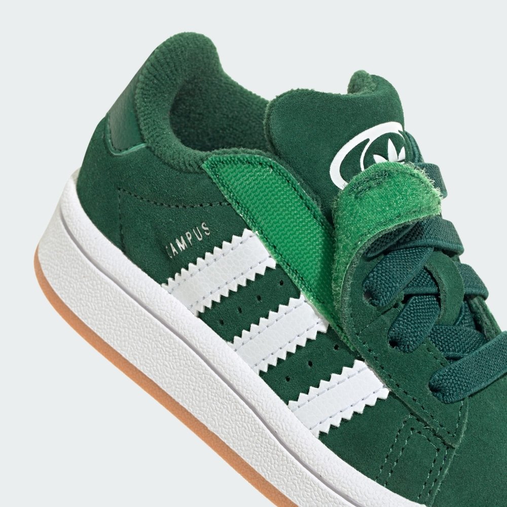 tenis adidas campus 00s comfort cadarco elastico verde 1