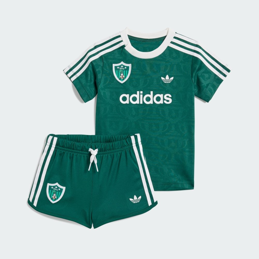 conjunto adidas disney camiseta shorts infantil kc84233