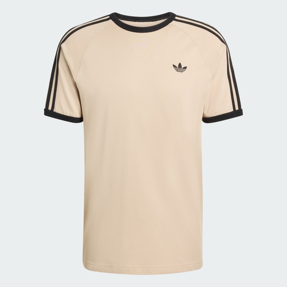 camiseta adidas 3 listras marrom 3