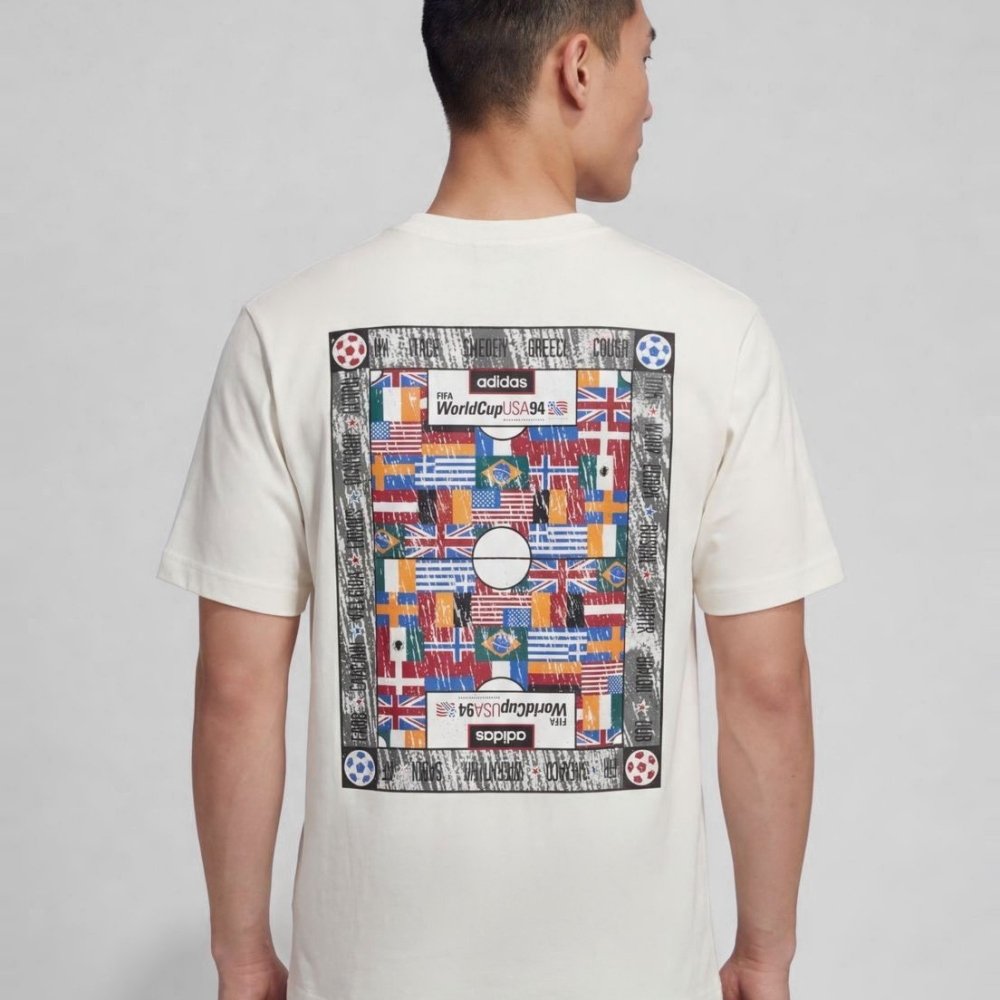 camiseta adidas originals flag gfx branco 2