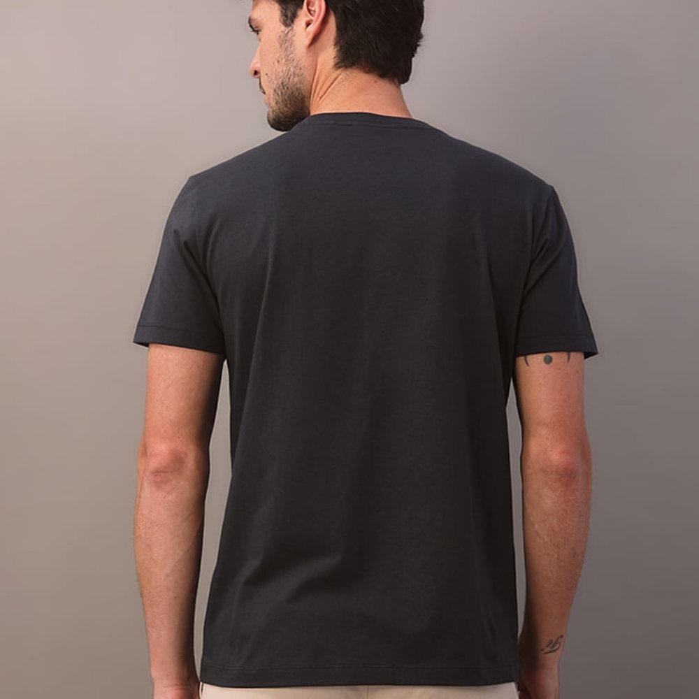 camiseta calvin klein meia malha cksm108 marinho 4