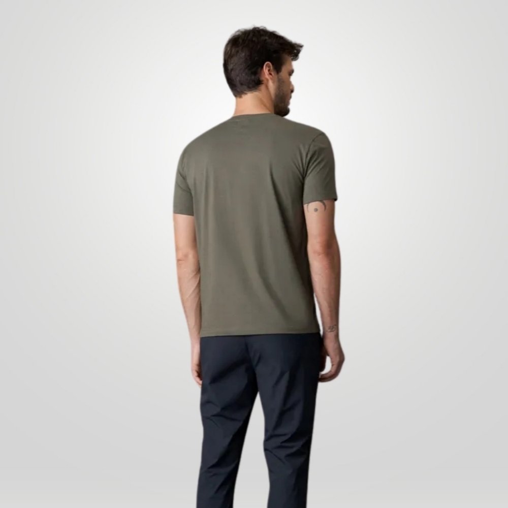 camiseta calvin klein meia malha cksm108 verde3