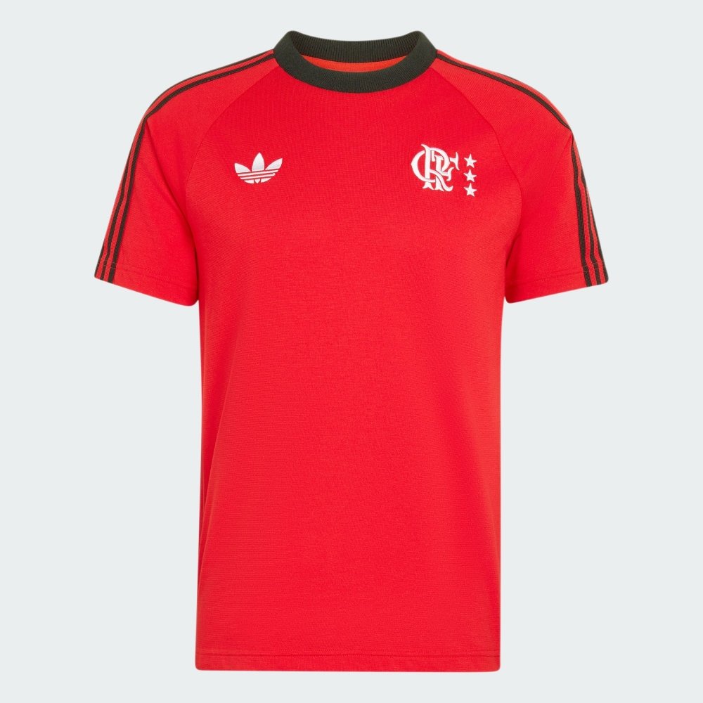 camiseta adidas originals cr flamengo vermelha 3