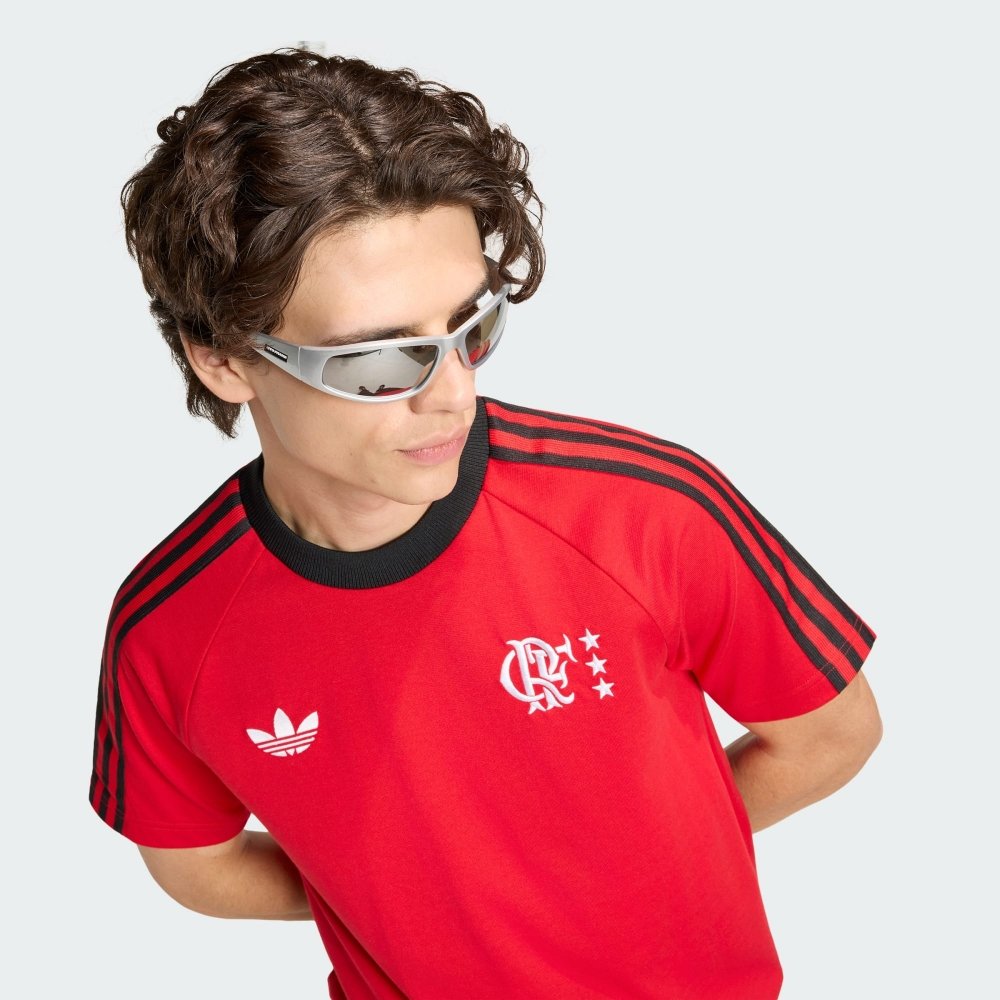 camiseta adidas originals cr flamengo vermelha 1