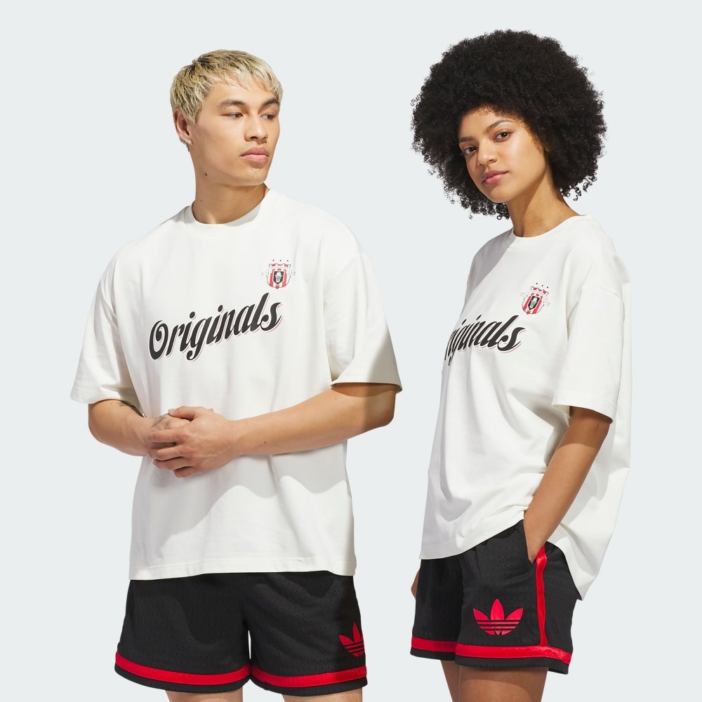 camiseta adidas originals basketball team off white 1