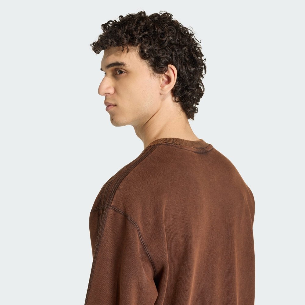 moletom adidas washed premium marrom 1
