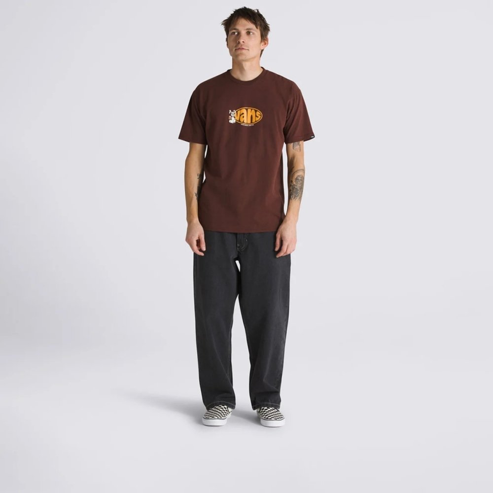 camiseta vans hopper bitter marrom 1