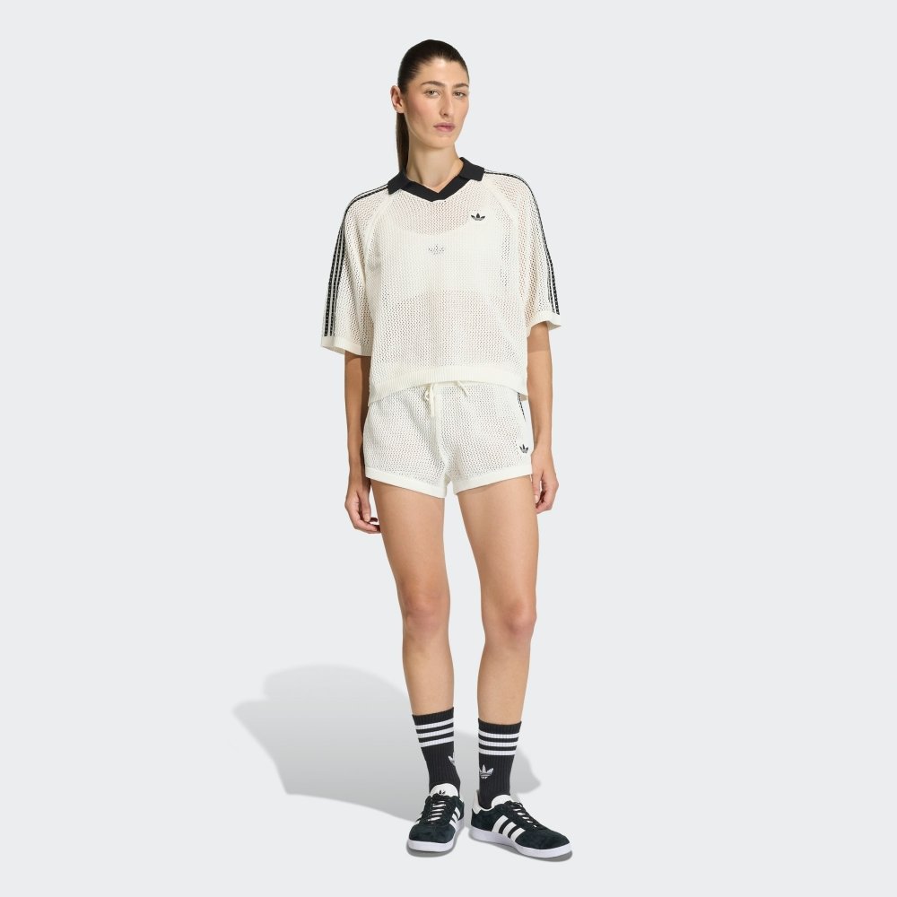 camisa adidas polo croche branca 3