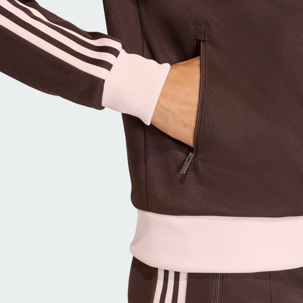 jaqueta adidas classic tt marrom 1