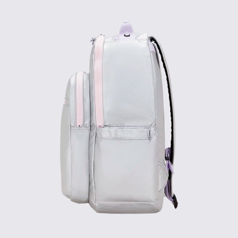 mochila kipling seoul prata 3