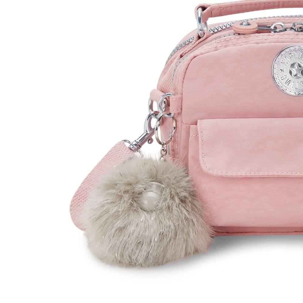 bolsa kipling puck rosa 1
