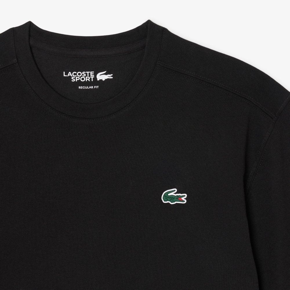 camiseta lacoste ultra dry preto 2